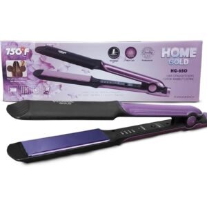 Home Gold HG-650 Black and Pink Hair Straightening Brush