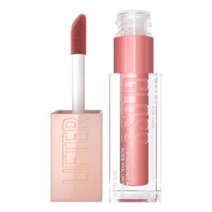 MAYBELLINE NEW YORK Lifter Gloss, Hydrating Lip Gloss with Hyaluronic Acid, 5.4 ml, Shade: 003 Moon 003 Moon