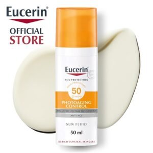 Eucerin Face Sunscreen Photoaging Control Anti-Age Sun Fluid Suitable As Make-Up Base Orange 50ml Orange 50ml