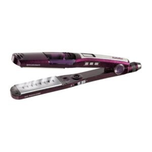 BaByliss Hair Straightener 6604E Le Pro Light 2000 Watts ST395E Pro 230 Steam Titanium Ceramic Wet And Dry Hair Straightener 230 Degrees Celsius Black/Silver/Purple
