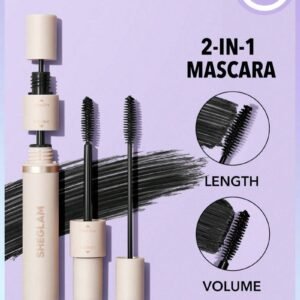 SHEGLAM Lash Besties 2-In-1 Mascara Volumizing Double Head Brush Black