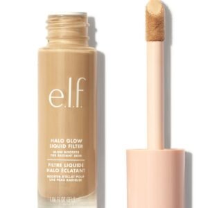 elf Halo Glow Liquid Filter, Complexion Booster For A Glowing, Soft-Focus Look, Infused With Hyaluronic Acid, Vegan Medium/Tan Warm