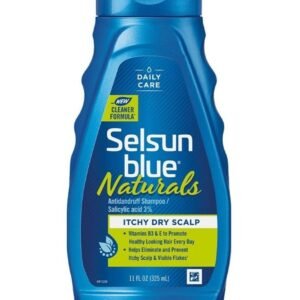 Selsun blue Anti-Dandruff Shampoo, Plus Vitamins B3 & Vitamins E, Salicylic Acid 3% - Made In U.S.A