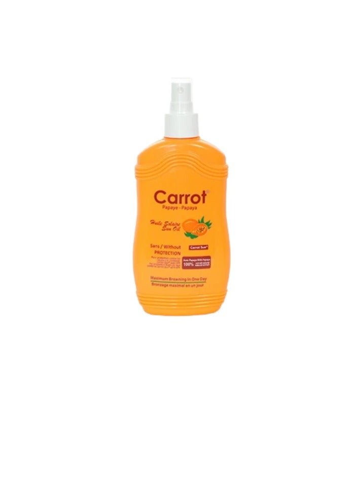 Carrot Tanning Accelerator – 200ml Intensive PAPAYA Tanning Spray – Natural Extract Tanning Spray