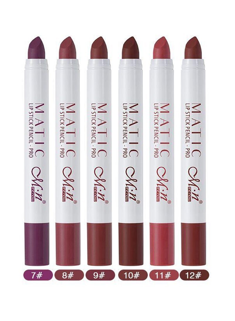 Menow New Matic Lipstick Pencil Pro 6 Pcs 6 Colors - Collection 2