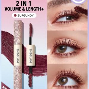SHEGLAM All-In-One Volume & Length Mascara-Waterproof - Brugundy