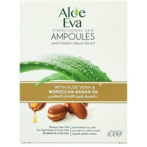 Aloe Eva Aloe Eva strengthening hair ampoules with Aloe Vera And Moroccan Argan Oil  (4 ampoules) 15 ml