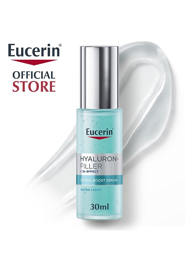 Eucerin Hyaluron Filler Anti-Aging Moisture Booster Face Gel Moisturizer With Hyaluronic Acid And Glycerin Hydration For All Skin Types Blue 30ml