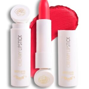 Monaya Bourjova Creamy Lipstick - Hydrating, Smooth Finish, Full Coverage, Long-lasting Color
