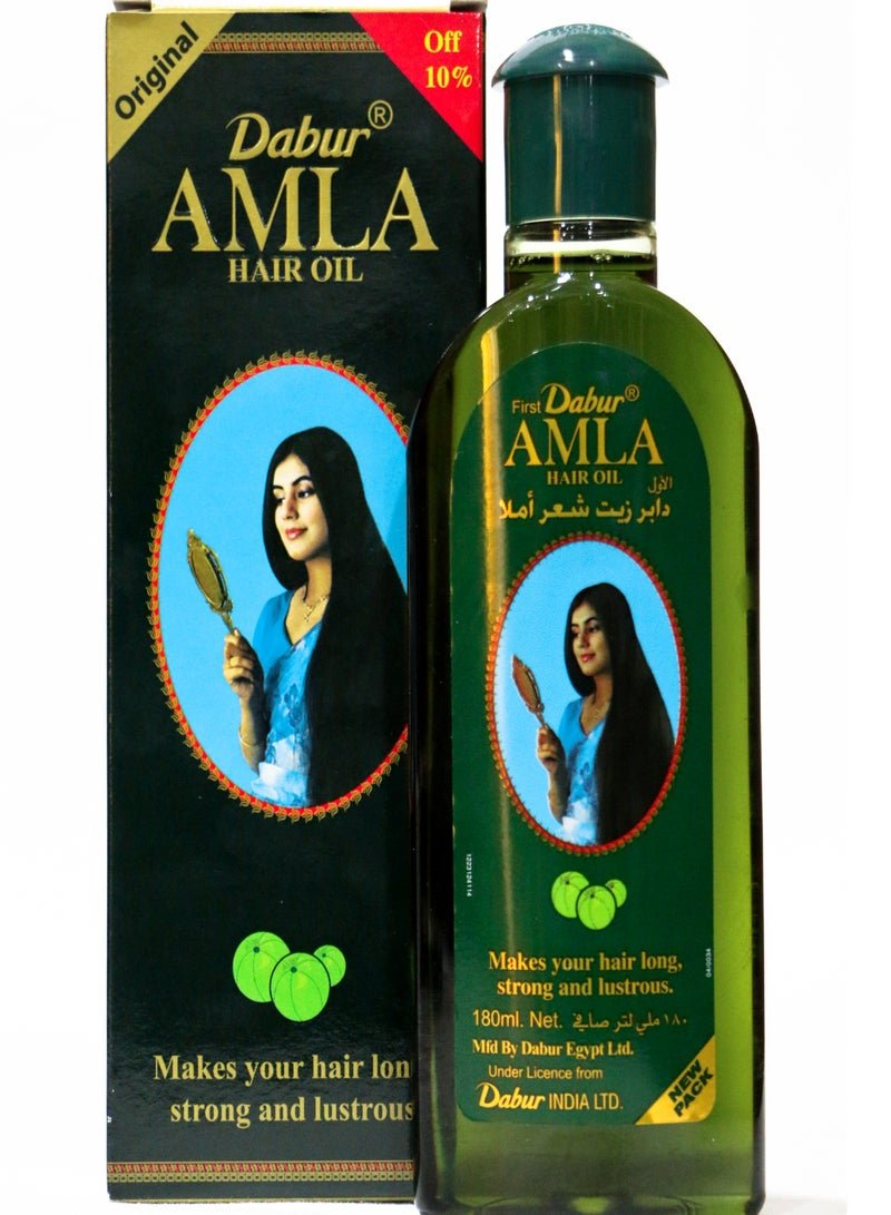 Dabur Dabur Amla Hair Oil With Pure Amla Natural Extracts -180 ml