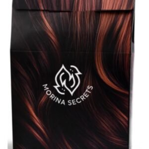 Morina Secrets Herbal henna straightening + black dye + free henna oil - 4 pieces.