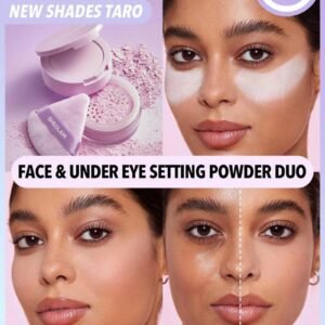 SHEGLAM Insta-Ready Face & Under Eye Setting Powder Duo - Taro Taro