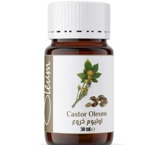 Oleum Oleum Castor Oil 30 ml - Stone-Milled, Pure and Nourishing Oil for Hair, Skin, and Eyelashes