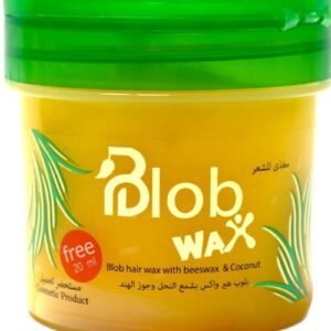 Blob WAX Blob Hair Wax with Beeswax & Coconut – Strong Hold & Natural Shine – 170 ml + 20 ml Free