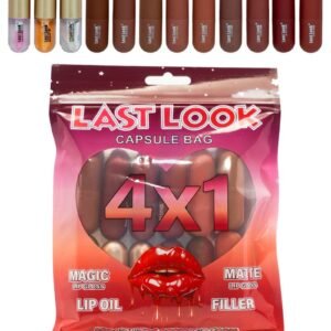 Last Look 4x1 Lip Gloss Capsule Bag - 12 Pcs