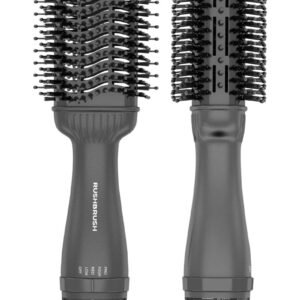 Rush Brush V3 Pro Volumizing Styler - Ceramic - 19 mm - 1400 Watts - 4 Heat Settings - Nylon Bristles and Teeth for Detangling
