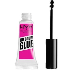 NYX PROFESSIONAL MAKEUP The Brow Glue Extreme Hold Eyebrow Setting Gel, Clear 01 Clear