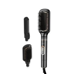 sokany Sokany Digital SK-15044 2 in 1 Hair Brush Comb + Hair Straightener Combo combines drying, straightening, and curling in one device (Modern technology from Sokany)