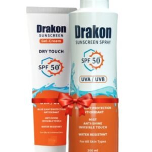 DRAKON Drakon Sunscreen Spray SPF50 200ml + Drakon Sunscreen Gel Cream - Tube 60ml Promo Pack