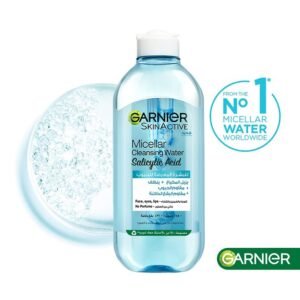 garnier Garnier Skinactive Micellar Cleansing Water, with Salicylic Acid, For Acne Prone Skin 400ml Clear 400ml