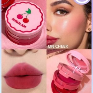 SHEGLAM Very Cherry Cheek & Lip Cream Stack Very Cherry