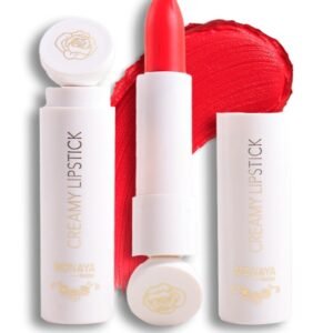 Monaya Bourjova Creamy Lipstick - Hydrating, Smooth Finish, Full Coverage, Long-lasting Color