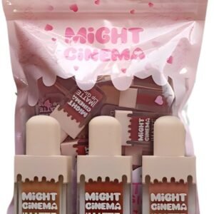 Might Cinema Might Cinema - Lip Gloss, Matte, Mini Lip Gloss, Pack Of 12 Pieces, Model - 4022
