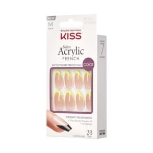 KISS NALIS SALON ACRYLIC FRENCH COLOR (M)