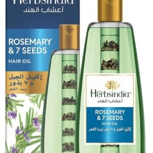 Herbsindia Rosemary & 7 Seeds Hair Oil With Nourish Tube 180ml