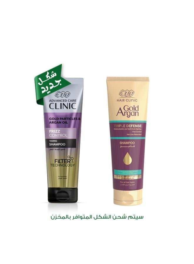 Eva Hair Clinic Gold Argan Shampoo With Gold And Argan Oil 1 Piece 230ml