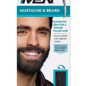 Just For Men Mustach and Beard Colour Real Black M-55