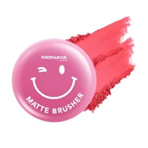 Monaya Matte Blusher –Soft & Buildable Powder Blush, Natural Finish, Long-Lasting, Lightweight Formula – Affordable Cheap Makeup for All Skin Types