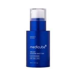 Medicube Zero Exosome Shot 7,500 PPM Spicule Facial Serum Liquid Skin Booster Serum  Exosome, AHA+BHA+PHA  Pore Care, Dead Skin Cells, Skin Texture Korean Skin Care 1.01 fl.oz