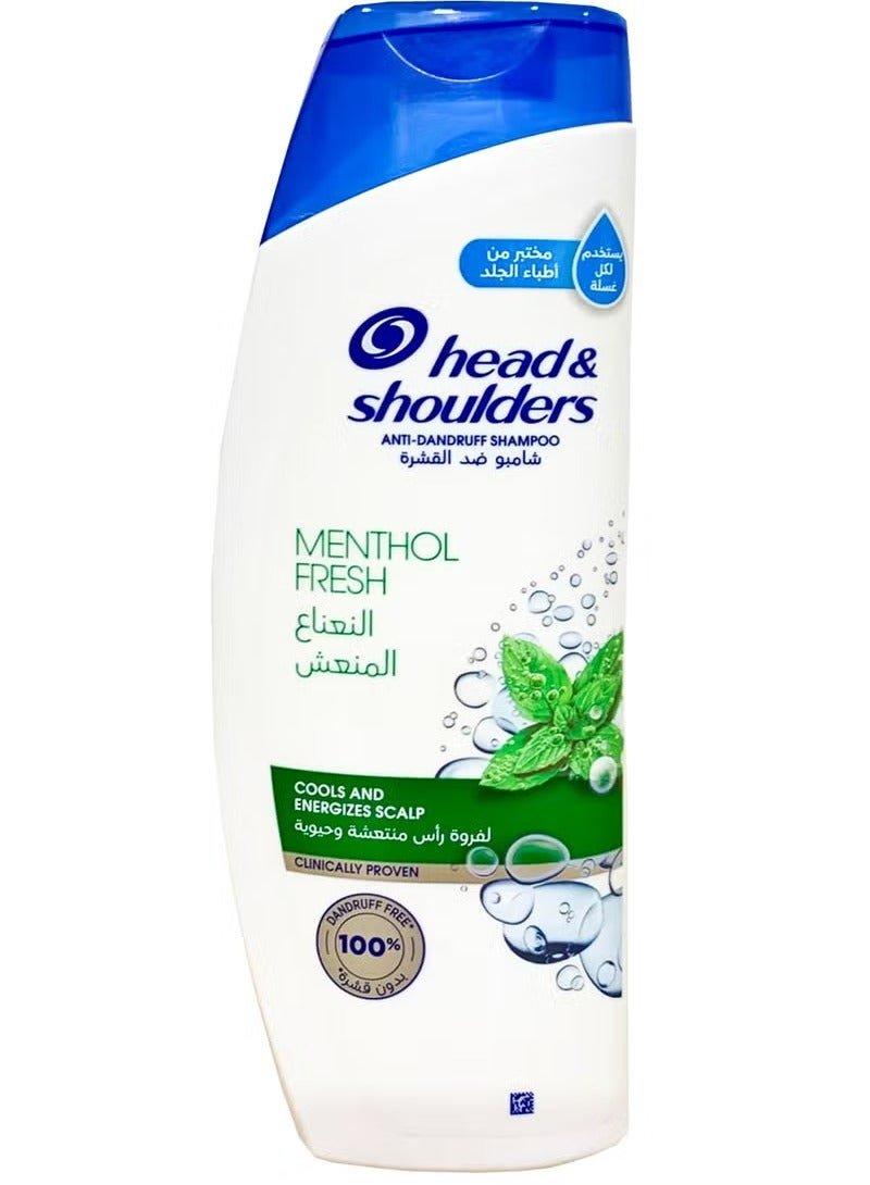 Head & Shoulders Head Shoulders Anti-Dandruff Shampoo Menthol Refresh 600 Ml