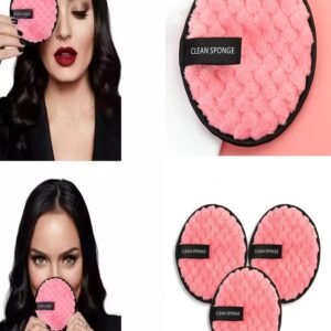 CLEAN SPONGE Large Makeup Remover Pad - Multicolor