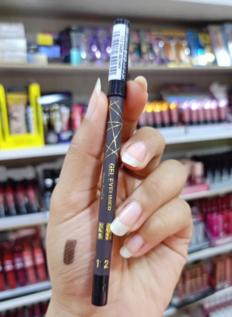 ROSE BERRY RoseBerry Long Lasting Waterproof Eyeliner Pencil - 112 Dark brown