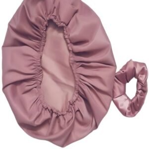 LA VIE Satin bonnet set + hair tie