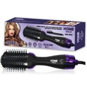 Home Gold Hair Drying And Styling Brush 1200 Watt HG-906
