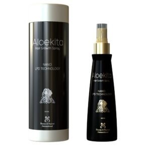 Aloekita Hair Growth Spray with Nano LPD Technology, Black, Professional Hair Care Treatment