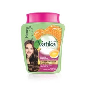 Dabur Vatika Naturals Intensive Nourishment Hair Cream | Honey, Castor & Egg | Hot Oil Treatment | For Damaged & Split Hair | Strong Hair From The Roots 900grams