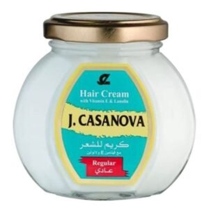J.CASANOVA Regular Hair Cream With Vitamin E White 150grams
