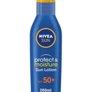 Nivea SUN Protect & Moisture Sun Lotion, UVA & UVB Protection, SPF 50, 200ml