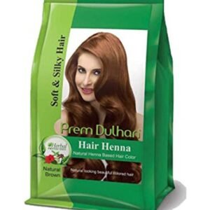 Prem Dulhan Natural Henna For Natural Brown Hair Brown 125grams