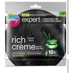 Godrej Expert Creme Hair Colour 20gm Black 20ml