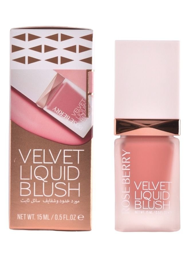ROSE BERRY Radiance For Cheeks Sweet Velvet Liquid Blush Beam