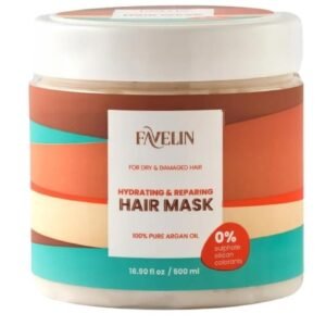 favelin Hydrating & Repairing Hair Mask 500 ml | Intense Moisture & Repair  Sulfate & Silicone Free | Dry & Damaged Hair