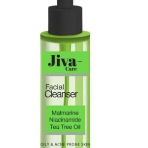 Jiva Jiva Care Cleanser for Oily & Acne-Prone Skin 250 ML | NIacinamide & Matmarine - Tea Tree Oil| Gentle Cleansing | Hydration & Nourishment