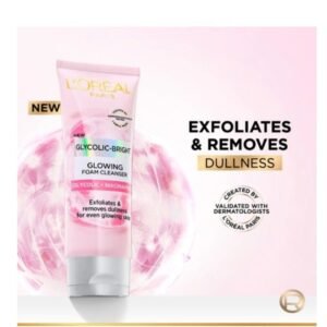 L'OREAL PARIS Glycolic Bright Glowing Daily Cleanser Foam - 100ML