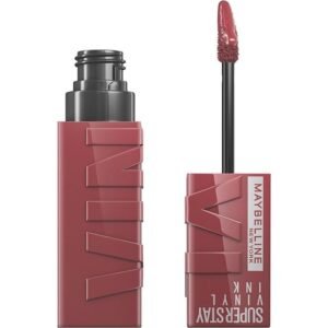MAYBELLINE NEW YORK Super Stay Vinyl Ink Longwear Transfer Proof Gloss Lipstick, 40 WITTY