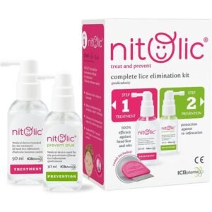 Nitolic Nitolic Treat And Prevent Complete Lice Elimination Kit 50Ml + 50 Ml